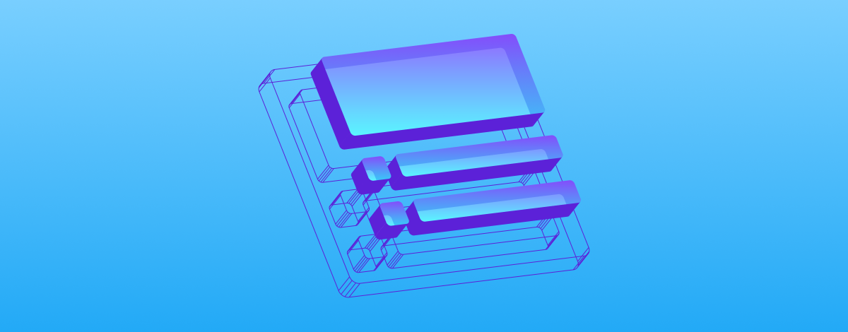 Illustration for showing a 3-d representation of form fields